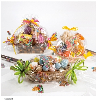 Rotolo Cellophane Trasparente OTMVicor 30m X 80cm - Stampa Albero Per Regali E Cesti Carta Trasparente Per Confezioni