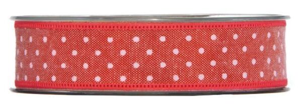 ROTOLO SHABBY CHIC POIS MM25X15MT ROSSO