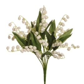 LILY OF VALLEY BUSCH X 7 29CM BIANCO