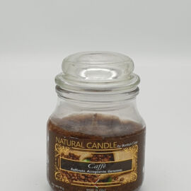 NATURAL CANDLE IN GIARA 90 GR 100% CERA VEGETALE CAFFE