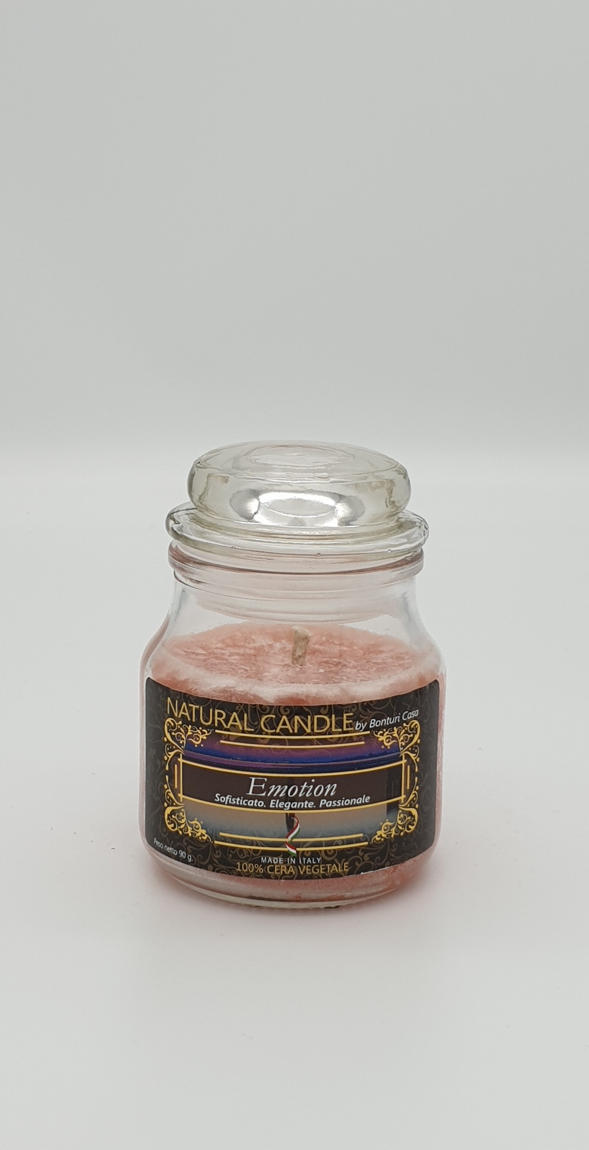 Candela Profumata In Giara - Arancio Cannella 510gr, Cera Vegetale, Stoppino Legno Scoppiettante, Made In Italy - Foto 13