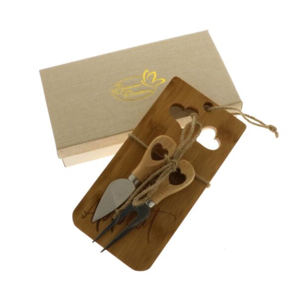 GUSTO SET FORMAGGIO TAGLIERE CM 10X20 CON SCATOLA