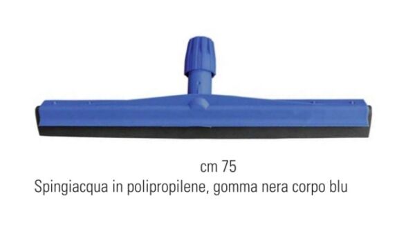 SPINGIACQUA PLASTICA CM 75 GOMMA NERA