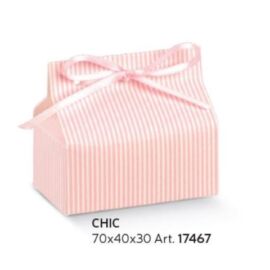 SCATOLA CHIC MM 70X40X30 MILLERIGHE ROSA
