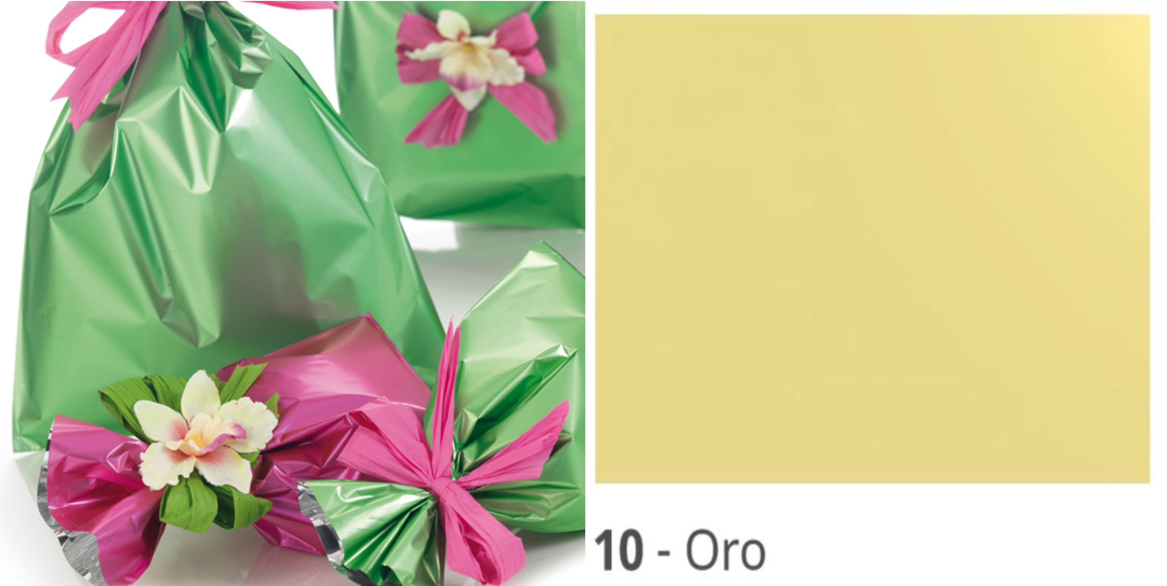 PNP 50 Buste Regalo In Plastica Metal Lucido – Oro, 35x50 Cm, Senza Patella Adesiva, Perfette Per Confezioni Regalo E Eventi