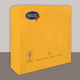 TOVAGLIOLO CARTA 2 VELI CM 40X40 50PZ giallo sole