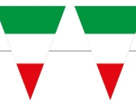 FESTONE BANDIERINE PVC TRIANGOLARI ITALIA MT 5