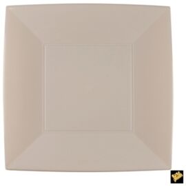 PIATTO GRANDE NICE PLASTICA TAUPE 290X290MM 12PZ