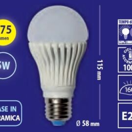 LAMP.A BASSO CONSUMO E27-GO-5W LED