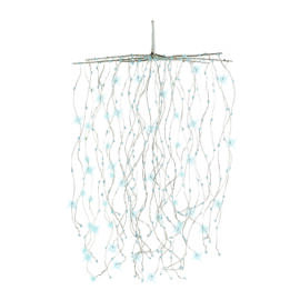 MICRO LED CASCATA SILVER 80CM 320L