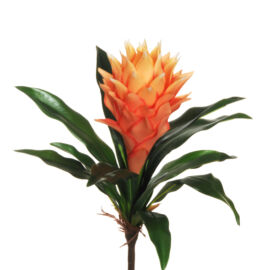 REAL TOUCH BROMELIA SMALL PLANT SALMONE