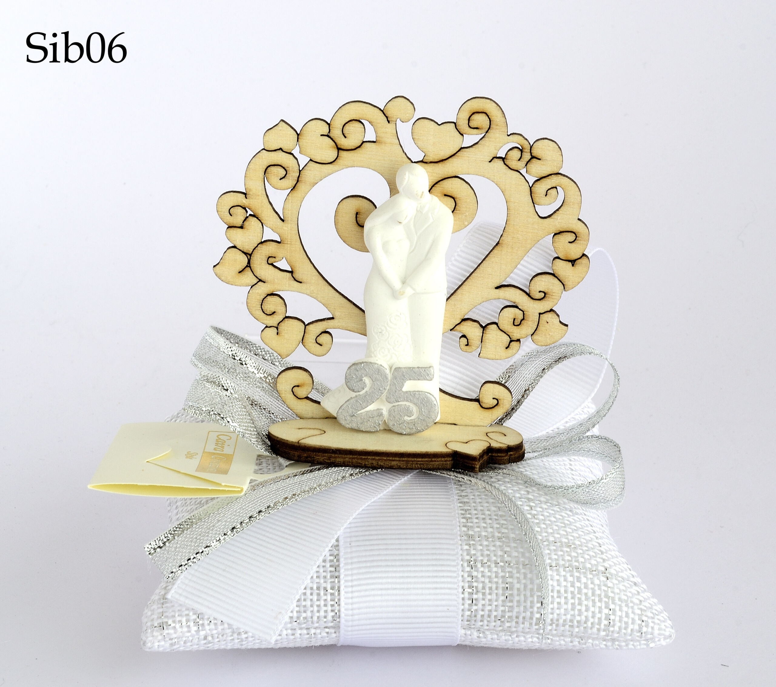 CUSCINO 25° CON ALBERO E COPPIA GESSO+ESSENZA (CM 10XH.11) SIBILLA CUSCINO 25° CON ALBERO E COPPIA GESSO+ESSENZA (CM 10XH.11) SIBILLA