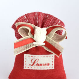 SACCHETTO PICCOLO CON GUFO IN GESSO+ESSENZA (CM 8XH.9) JUSY SACCHETTO PICCOLO CON GUFO IN GESSO+ESSENZA (CM 8XH.9) JUSY