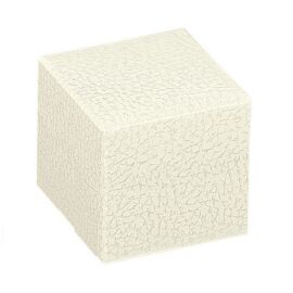 SCATOLA PIEGHEVOLE MM 100X100X160 PELLE BIANCO SCATOLA PIEGHEVOLE MM 100X100X160 PELLE BIANCO