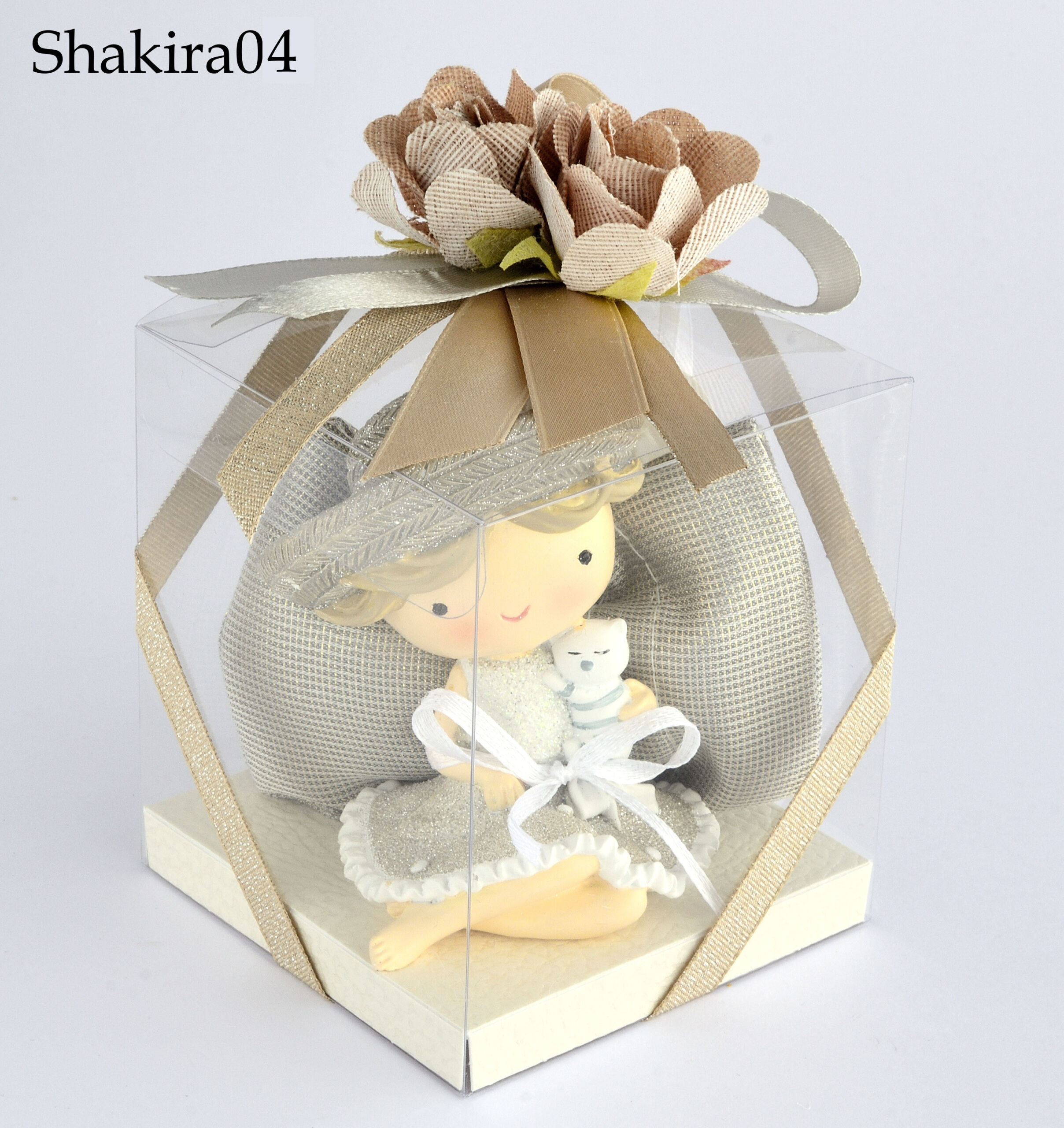 SCATOLA PICCOLA CON BIMBA ( CM 8X8XH.11) SHAKIRA SCATOLA PICCOLA CON BIMBA ( CM 8X8XH.11) SHAKIRA