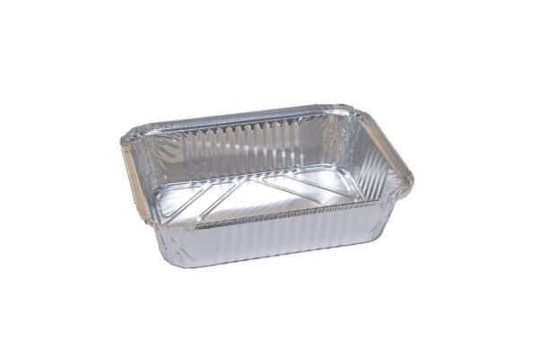VASCHETTA ALLUMINIO RETTANGOLARE UTILIZZABILE COPERCHIO R76 MM 240X170H56 PZ100