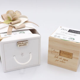 CASSETTO C/CUBO PIANTABILE  ALESSIA  (9,5X9,5XH.12)