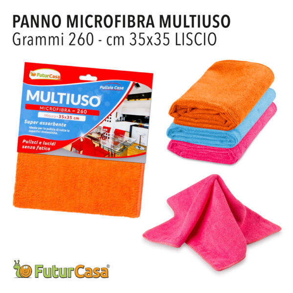 AA PANNO MICROFIBRA MULTIUSO .35X35CM  260gr 1888