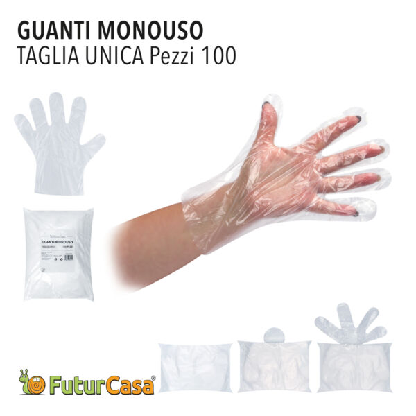 FG GUANTI MULTIUSO 500PZ USA E GETTA 5841