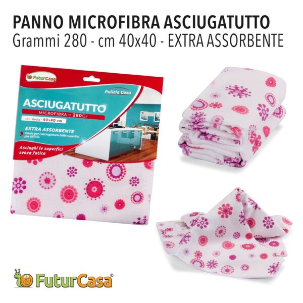 AE PANNO MICROFIBRA ELASTICIZZATO 40X40CM FC 3755