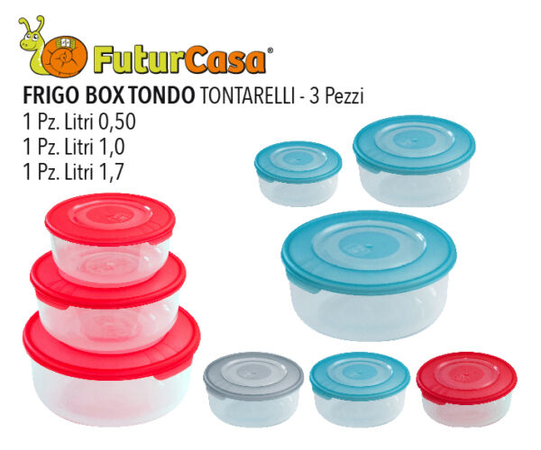 CP FRIGO BOX TONTARELLI TONDI 3PZ 6690-1655-1662