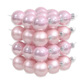 BOX 36 PALLE VETRO 40MM PINK COMBI BOX 36 PALLE VETRO 40MM PINK COMBI