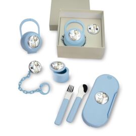 CONFEZIONE SCATOLA+PINZA CELESTE ORSETTO
