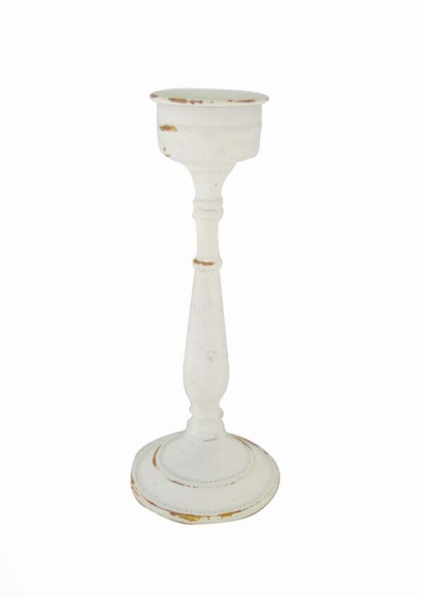 CANDELABRO 1/CANDELA BIANCO D.11 H26,5