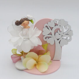 SACCO C/CUORE ALBERO LEGNO E FATINA 6 ASS. GABRIELLA (15X11XH.24)