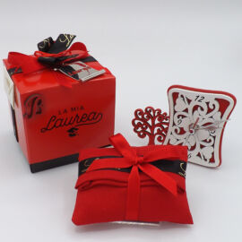 SCATOLA FLEUR GR. CON OROLOGIO LEGNO GERMANA (9X9XH.11) SCATOLA FLEUR GR. CON OROLOGIO LEGNO GERMANA (9X9XH.11)