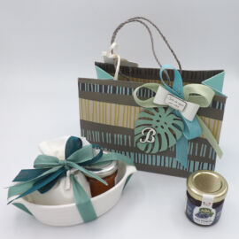 SHOPPER C/CIOTOLA OVALE E MARMELLATA DA 40GR JULIA (19X10XH.13) SHOPPER C/CIOTOLA OVALE E MARMELLATA DA 40GR JULIA (19X10XH.13)
