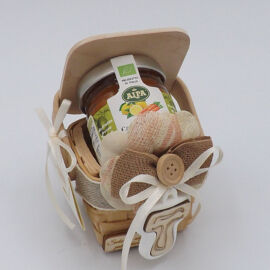 CESTINO PICK-NIC C/MARMELLATA DA 40GR PARIS (5X5XH.9)