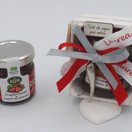 CASSETTA C/MARMELLATA DA 40GR SARA (12X7XH.10)