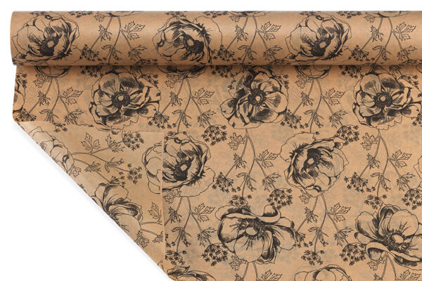 BOBINA CARTA FSC PE 1,00X25 MT REGINA DI NEVE PAPER nero