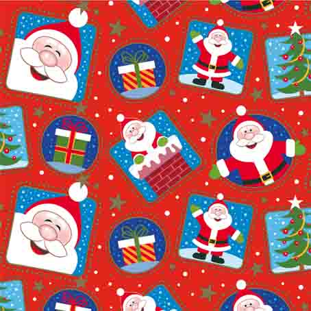Busta regalo Natale - 16 x 25 cm - 45 gr - carta - 5 colori