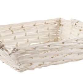 CESTA SBIANCATA RETTANGOLARE CM 36X26XH10 2M 0321626 CESTA SBIANCATA RETTANGOLARE CM 36X26XH10 2M 0321626