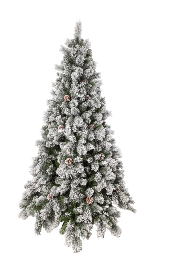 ALBERO INNEVATO SELLA NEVEA CM 150 CON 550 RAMI IN PVC