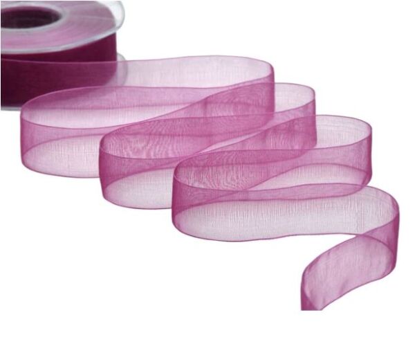 ROTOLO ORGANZA 25MMX50MT CICLAMINO