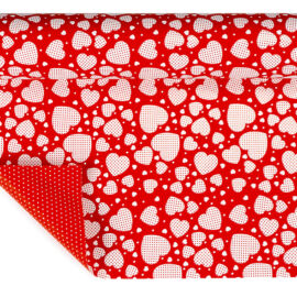 BOBINA PERLATA FONDO PIENO DIAMOND 40MY 1,00X25MT  ROSSO