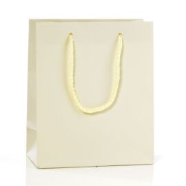 BUSTE SHOPPER CARTA 157GR CM 12X15+7 SHOPPING AL PZ avorio