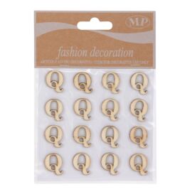 LETTERE IN LEGNO CM 10X10 (16PZ) Q LETTERE IN LEGNO CM 10X10 (16PZ) Q