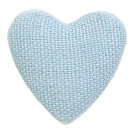 HEART DECORATION MM25 (24PZ) CELESTE HEART DECORATION MM25 (24PZ) CELESTE