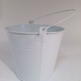 SECCHIELLO LATTA D.30XH28 CM BIANCO SECCHIELLO LATTA D.30XH28 CM BIANCO