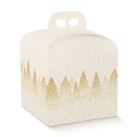SCATOLA PANETTONE MM 200X200X180 WHITE FOREST