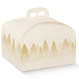 SCATOLA PANETTONE MM 245X245X130 WHITE FOREST