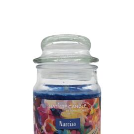 NATURAL CANDLE IN GIARA 90 GR 100% CERA VEGETALE narciso
