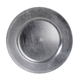 PIATTO PLASTICA PER CONFEZIONE D. 28 CM SILVER PIATTO PLASTICA PER CONFEZIONE D. 28 CM SILVER