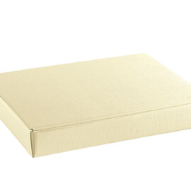 SCATOLA CORNICE MM 330X270X30 SETA AVORIO SCATOLA CORNICE MM 330X270X30 SETA AVORIO