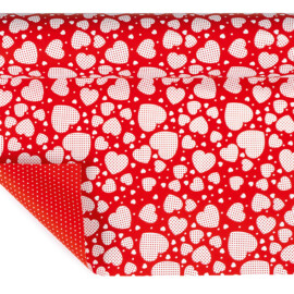 BOBINA PERLATA FONDO PIENO DIAMOND 40MY 1,00X25MT  ROSSO