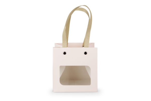 BORSA C/FACCIA ROSA 12CM/B12CM/T12CM AL PZ